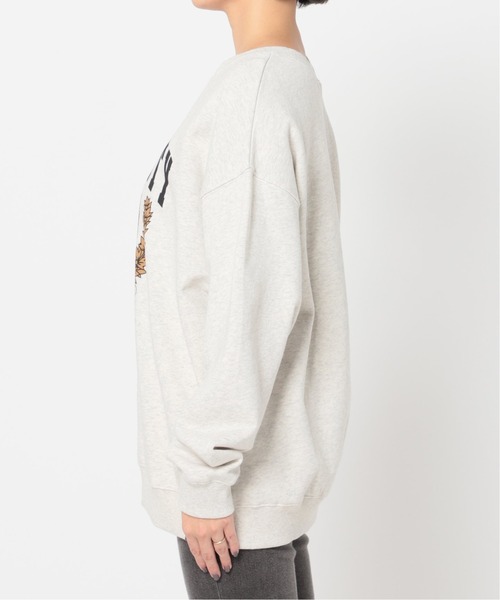 Simplicite（サンプリシテ）の「エンブレムカレッジプリントプルオーバー（Tシャツ/カットソー・レディース・ブラック/ライトグレー・FREE）」の7枚目の写真