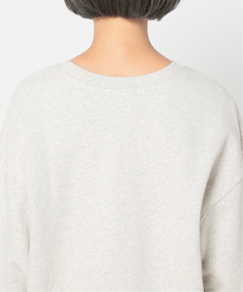 Simplicite（サンプリシテ）の「エンブレムカレッジプリントプルオーバー（Tシャツ/カットソー・レディース・ブラック/ライトグレー・FREE）」の13枚目の写真