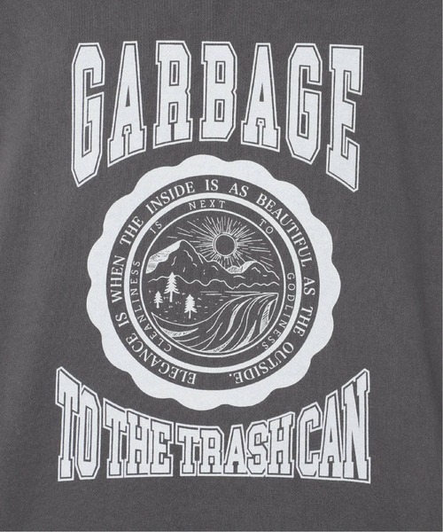 Simplicite（サンプリシテ）の「エンブレムカレッジプリントプルオーバー（Tシャツ/カットソー・レディース・ブラック/ライトグレー・FREE）」の11枚目の写真