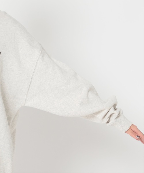 Simplicite（サンプリシテ）の「エンブレムカレッジプリントプルオーバー（Tシャツ/カットソー・レディース・ブラック/ライトグレー・FREE）」の17枚目の写真