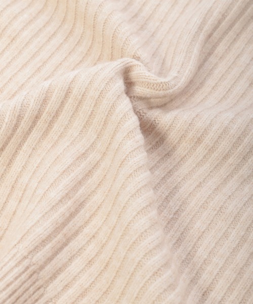 Edit Sheen（エディットシーン）の「ハイネックリブニット（ニット/セーター・レディース・ベージュ/マスタード・MEDIUM）」の8枚目の写真