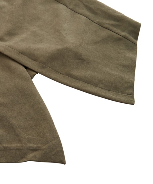 NO ID.（ノーアイディ）の「◇Pスエードセミダブルスタンドカラーコート（チェスターコート・メンズ・ブラック/グレー/ブルーグリーン・1/2）」の17枚目の写真