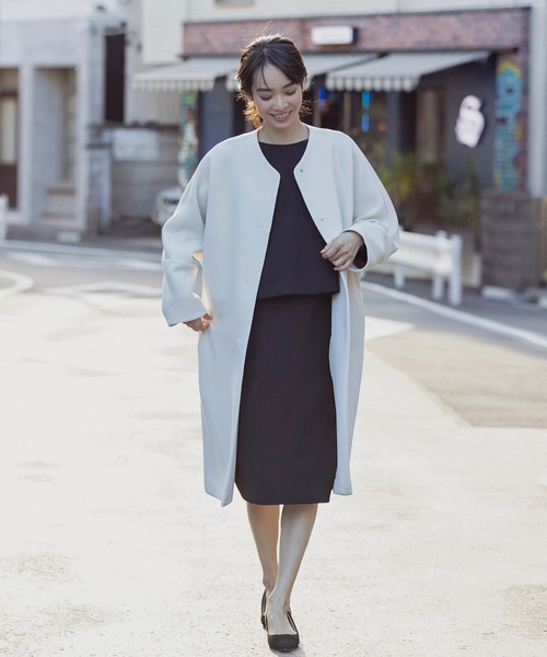 Sono（ソーノ）の「【SONO/ソーノ】マシュマロコート（ノーカラー