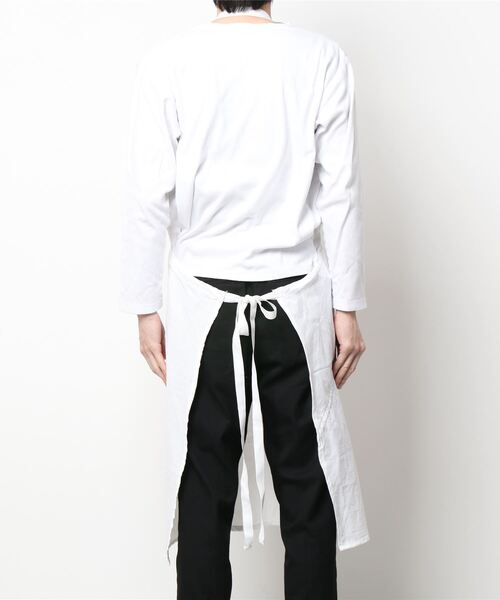 PUEBCO（プエブコ）の「EXPIRED PARACHUTE MATERIAL STANDARD APRON（エプロン・メンズ・ホワイト・ONE SIZE）」の4枚目の写真