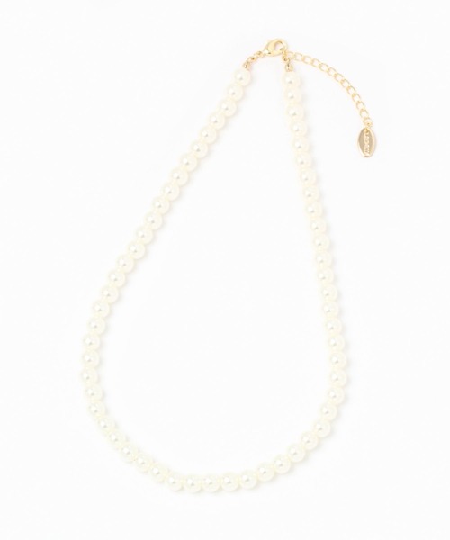 LEPSIM(レプシィム)の「パールショートネックレス 257947(ネックレス・レディース・ホワイト/ホワイト系その他・ONE SIZE)」の1枚目の写真