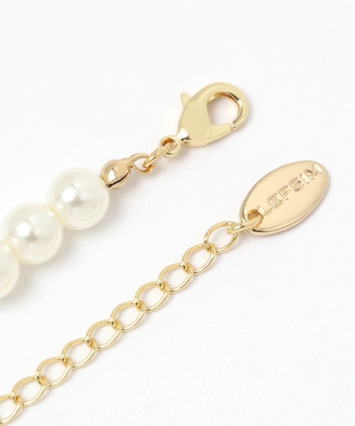 LEPSIM(レプシィム)の「パールショートネックレス 257947(ネックレス・レディース・ホワイト/ホワイト系その他・ONE SIZE)」の3枚目の写真