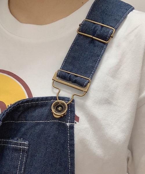 Cham.(チャム)の「オーバーオール(サロペット/オーバーオール・レディース・ベージュ/インディゴブルー・FREE)」の8枚目の写真