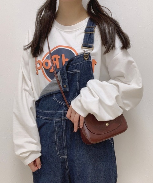 Cham.(チャム)の「オーバーオール(サロペット/オーバーオール・レディース・ベージュ/インディゴブルー・FREE)」の7枚目の写真