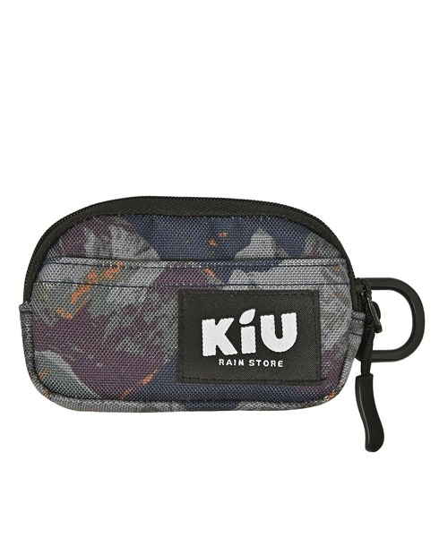 KiU（キウ）の「ウォーターリペレント ポーチS（ポーチ・レディース・カモフラージュ/ホワイト×ブルー/ホワイト系その他/ブラック系その他/レオパード/ゼブラ/アニマル/カラフル/レッド系その他/ブラック/ブルー系その他/ブラック系その他2/マルチ/タイガーカモ/ブラック×カーキ・FREE）」の5枚目の写真