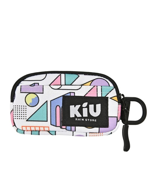 KiU（キウ）の「ウォーターリペレント ポーチS（ポーチ・レディース・カモフラージュ/ホワイト×ブルー/ホワイト系その他/ブラック系その他/レオパード/ゼブラ/アニマル/カラフル/レッド系その他/ブラック/ブルー系その他/ブラック系その他2/マルチ/タイガーカモ/ブラック×カーキ・FREE）」の9枚目の写真