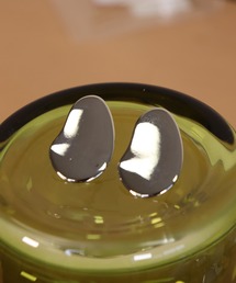 平メタル コンパクト ピアス/イヤリング