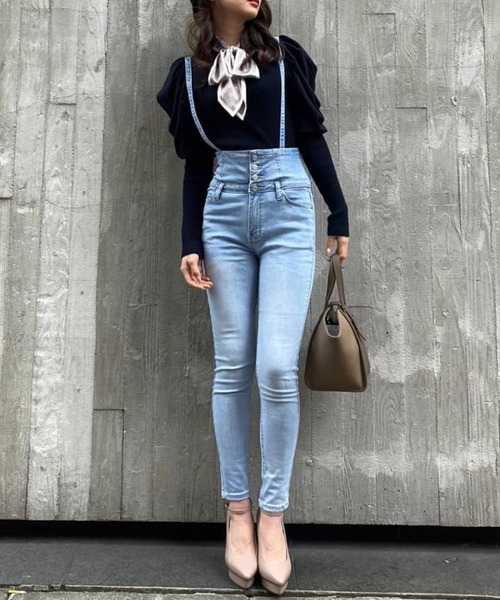 サス付きhwスキニーデニムパンツ デニムパンツ Lipservice リップサービス のファッション通販 Zozotown