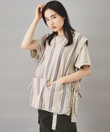 TOBILA（トビラ）の「スリーピングストライプ前後着2Wayメディカルベスト（ベスト）」