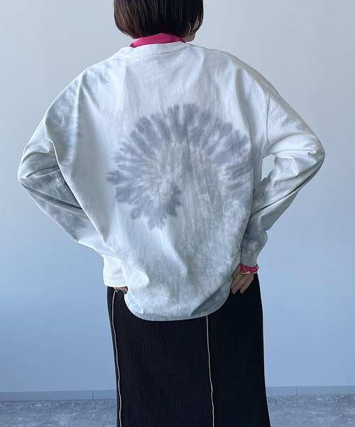 PAGEBOY(ページボーイ)の「タイダイロゴロンT(Tシャツ/カットソー・レディース・ホワイト系その他/グレー系その他・FREE)」の5枚目の写真