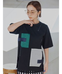 UN3D. | パッチワークTシャツ(Tシャツ/カットソー)