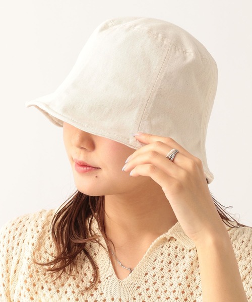 Heather(ヘザー)の「アソートチューリップハット 272339(ハット・レディース・アイボリー/ブラック/ブラック系その他・ONE SIZE)」の2枚目の写真