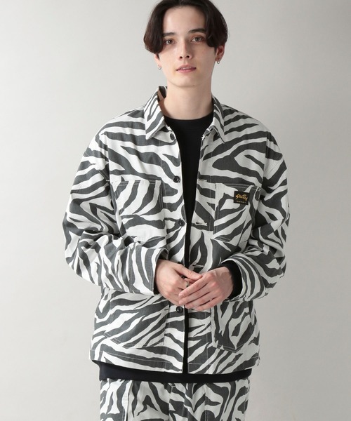 RAGEBLUE(レイジブルー)の「<StanRay/スタンレイ>別注カバーオールジャケット【セットアップ可】(カバーオール・メンズ・ブラック/オリーブ/ゼブラ・FREE)」の14枚目の写真