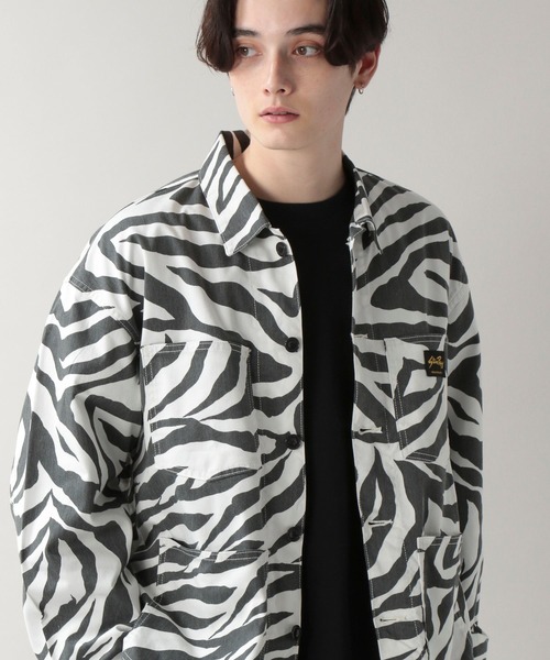 RAGEBLUE(レイジブルー)の「<StanRay/スタンレイ>別注カバーオールジャケット【セットアップ可】(カバーオール・メンズ・ブラック/オリーブ/ゼブラ・FREE)」の17枚目の写真