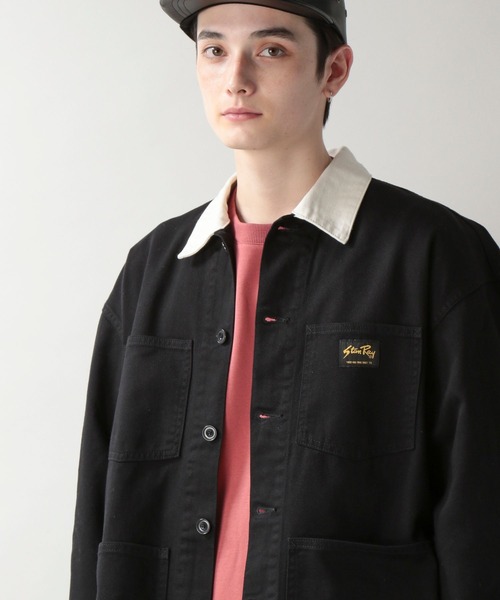 RAGEBLUE(レイジブルー)の「<StanRay/スタンレイ>別注カバーオールジャケット【セットアップ可】(カバーオール・メンズ・ブラック/オリーブ/ゼブラ・FREE)」の9枚目の写真