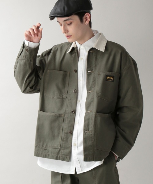 RAGEBLUE(レイジブルー)の「<StanRay/スタンレイ>別注カバーオールジャケット【セットアップ可】(カバーオール・メンズ・ブラック/オリーブ/ゼブラ・FREE)」の20枚目の写真