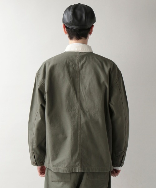 RAGEBLUE(レイジブルー)の「<StanRay/スタンレイ>別注カバーオールジャケット【セットアップ可】(カバーオール・メンズ・ブラック/オリーブ/ゼブラ・FREE)」の15枚目の写真