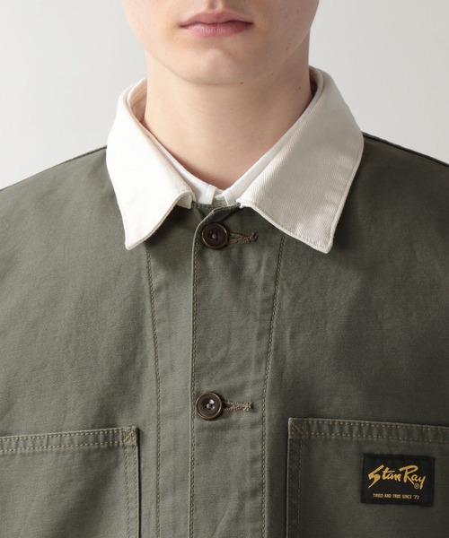 RAGEBLUE(レイジブルー)の「<StanRay/スタンレイ>別注カバーオールジャケット【セットアップ可】(カバーオール・メンズ・ブラック/オリーブ/ゼブラ・FREE)」の18枚目の写真