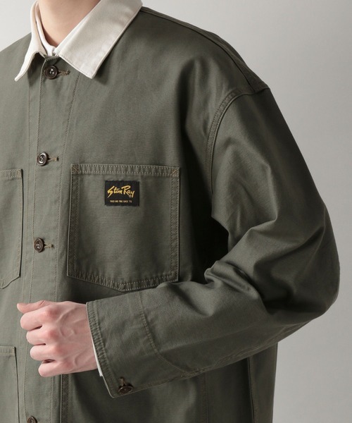 RAGEBLUE(レイジブルー)の「<StanRay/スタンレイ>別注カバーオールジャケット【セットアップ可】(カバーオール・メンズ・ブラック/オリーブ/ゼブラ・FREE)」の12枚目の写真