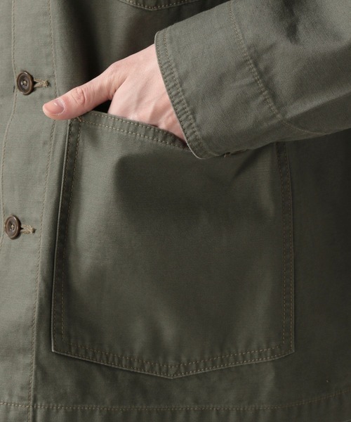 RAGEBLUE(レイジブルー)の「<StanRay/スタンレイ>別注カバーオールジャケット【セットアップ可】(カバーオール・メンズ・ブラック/オリーブ/ゼブラ・FREE)」の7枚目の写真