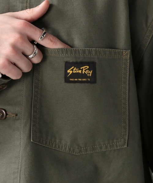 RAGEBLUE(レイジブルー)の「<StanRay/スタンレイ>別注カバーオールジャケット【セットアップ可】(カバーオール・メンズ・ブラック/オリーブ/ゼブラ・FREE)」の10枚目の写真