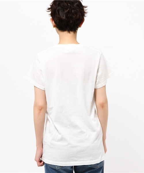 5PREVIEW(ファイブプレビュー)の「【5PREVIE(ファイブプレビュー)】NO FUNプリントTシャツ(Tシャツ/カットソー・レディース・ホワイト・X-SMALL)」の4枚目の写真