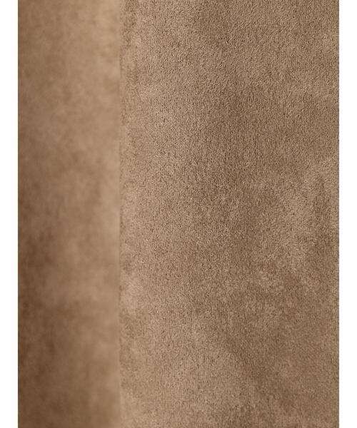 YECCA VECCA(イェッカヴェッカ)の「フェイクスエードライダースジャケット(ライダースジャケット・レディース・ライトベージュ/ダークベージュ・FREE)」の18枚目の写真