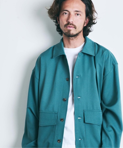 THE TWENTYSEVEN(ザ トゥエンティーセブン)の「The TWENTYSEVEN:PE STRETCH GATHER BOTTOM BLOUSON ポリストレッチ ギャザー ボトムブルゾン(ブルゾン・メンズ・ブラック/グリーン/グレイッシュベージュ・M/L)」の21枚目の写真