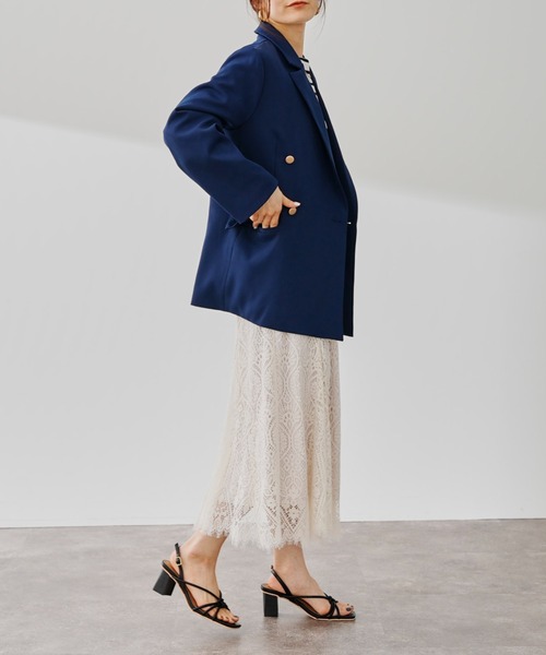 prose verse（プロズヴェール）の「金ボタンテーラードジャケット（テーラードジャケット・レディース・ベージュ/ネイビー・FREE）」の7枚目の写真