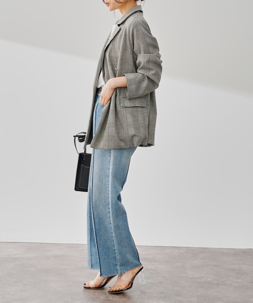 prose verse（プロズヴェール）の「金ボタンテーラードジャケット（テーラードジャケット・レディース・ベージュ/ネイビー・FREE）」の13枚目の写真