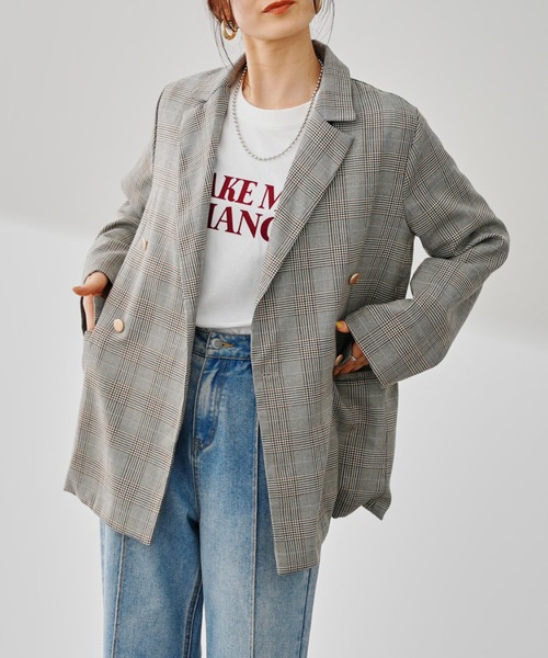 prose verse（プロズヴェール）の「金ボタンテーラードジャケット（テーラードジャケット・レディース・ベージュ/ネイビー・FREE）」の16枚目の写真