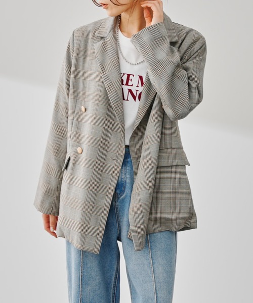 prose verse（プロズヴェール）の「金ボタンテーラードジャケット（テーラードジャケット・レディース・ベージュ/ネイビー・FREE）」の18枚目の写真