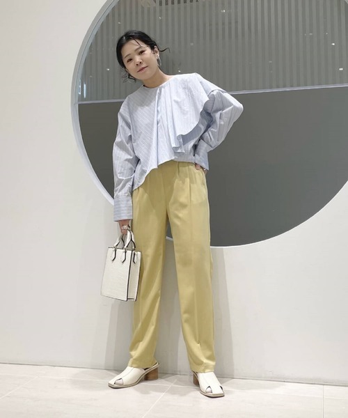 RODE SKO(ロデスコ)の「型押しミニトートバッグ(トートバッグ・レディース・ホワイト/グリーン・ONE)」の3枚目の写真