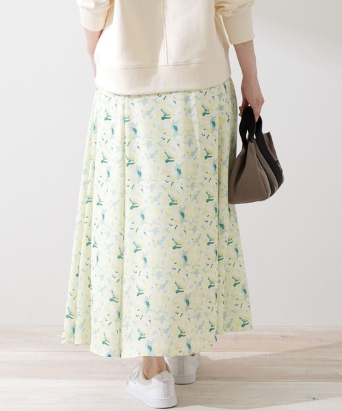 URBAN RESEARCH Sonny Label（アーバンリサーチサニーレーベル）の「ペイントフラワープリントスカート（スカート・レディース・イエロー系その他/ベージュ系その他・FREE）」の10枚目の写真