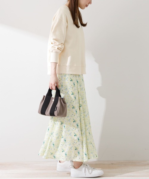 URBAN RESEARCH Sonny Label（アーバンリサーチサニーレーベル）の「ペイントフラワープリントスカート（スカート・レディース・イエロー系その他/ベージュ系その他・FREE）」の12枚目の写真