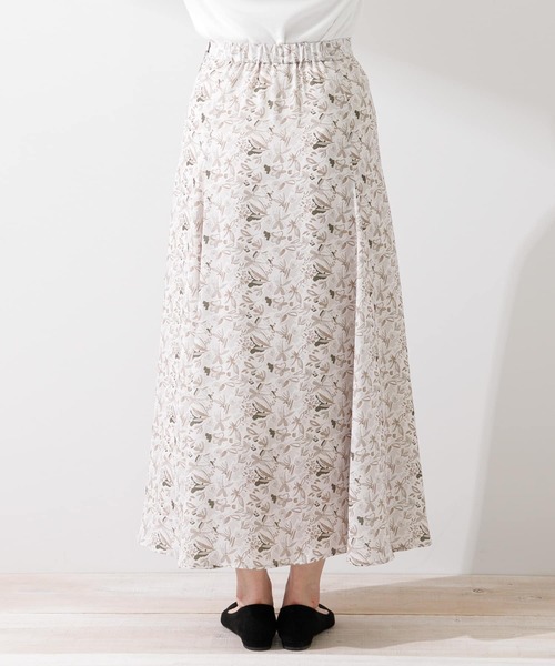 URBAN RESEARCH Sonny Label（アーバンリサーチサニーレーベル）の「ペイントフラワープリントスカート（スカート・レディース・イエロー系その他/ベージュ系その他・FREE）」の15枚目の写真