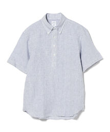 BROOKS BROTHERS | Brooks Brothers × BEAMS F / 別注 リネンストライプ プルオーバー ボタンダウン ショートスリーブシャツ(シャツ/ブラウス)