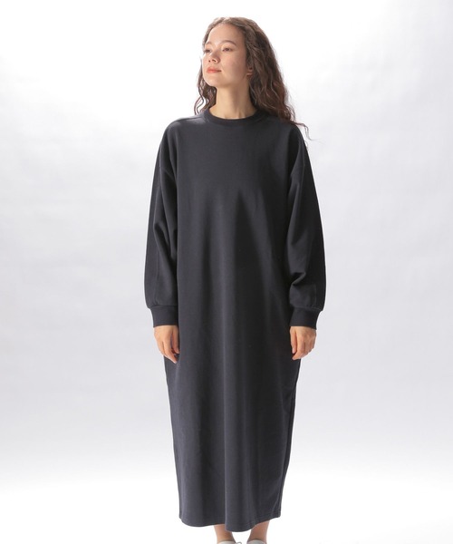 niko and...（ニコアンド）の「ヴィンテージライク袖ギャザーワンピース（ワンピース・レディース・ネイビー/イエロー/アイボリー・FREE）」の7枚目の写真