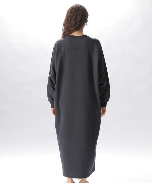 niko and...（ニコアンド）の「ヴィンテージライク袖ギャザーワンピース（ワンピース・レディース・ネイビー/イエロー/アイボリー・FREE）」の9枚目の写真