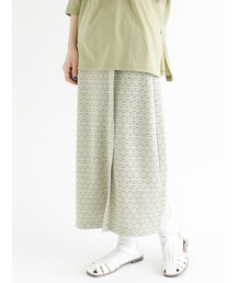 Lugnoncure | 幾何柄ラップ風スカート(スカート)