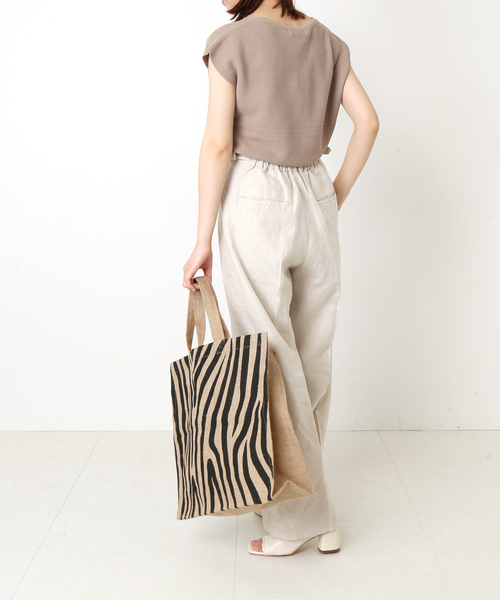 MAISON BENGAL（マイソンベンガル）の「【MAISON BENGAL/マイソンベンガル 】ジュートトートバッグ(ANIMAL)（トートバッグ・レディース・ブラック/ブラック系その他・FREE）」の21枚目の写真