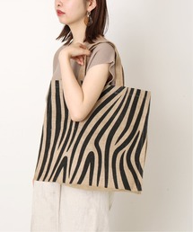 MAISON BENGAL | 【MAISON BENGAL/マイソンベンガル 】ジュートトートバッグ(ANIMAL)◆(トートバッグ)