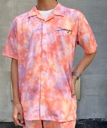 BEAMS GOLF（ビームスゴルフ）の「＜MEN＞BEAMS GOLF ORANGE LABEL / タイダイプリント オープンカラー シャツ（ポロシャツ・メンズ）」