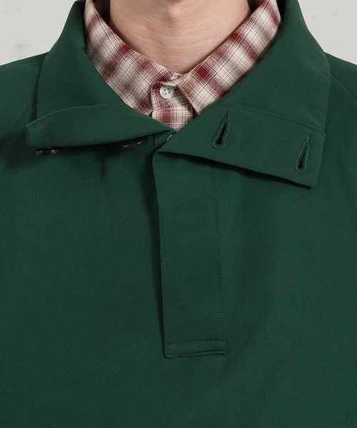 kutir（クティール）の「ビッグシルエットミリタリーポンチョ（ポンチョ・メンズ・ブラック/マスタード/グリーン・MEDIUM/LARGE）」の22枚目の写真