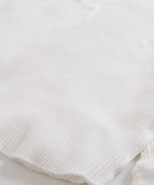 Denime(ドゥニーム)の「BIG WAFFLE CN LS/ビッグワッフルロンT(Tシャツ/カットソー・メンズ・オリーブ/ブラック/ホワイト・LARGE/MEDIUM/SMALL)」の8枚目の写真