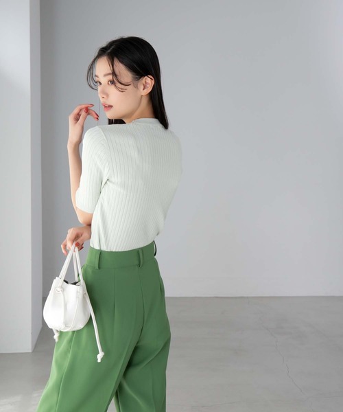 fifth（フィフス）の「【スタイリストレコメンド】フェイクレザー2way巾着ミニバッグ（ハンドバッグ・レディース・ホワイト/レッド/ライム/ブラック/ブルー/シルバー・FREE）」の18枚目の写真